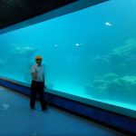 Gjuten vägg UV akrylpanel för akvarium, oceanarium